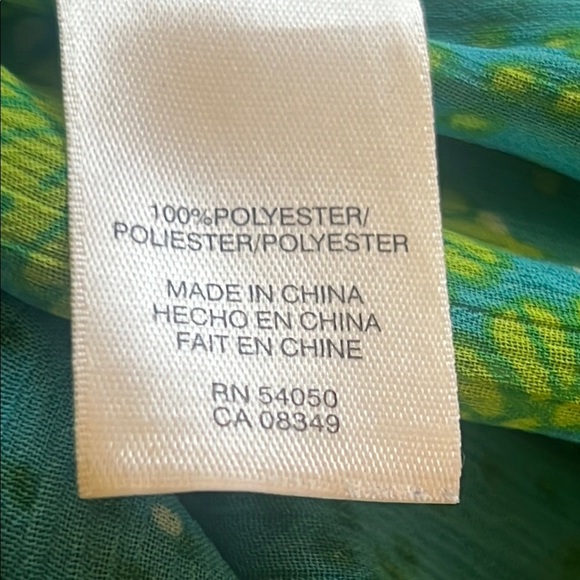 Jones New York Green and Blue Tunic Top - Picture 8 of 8